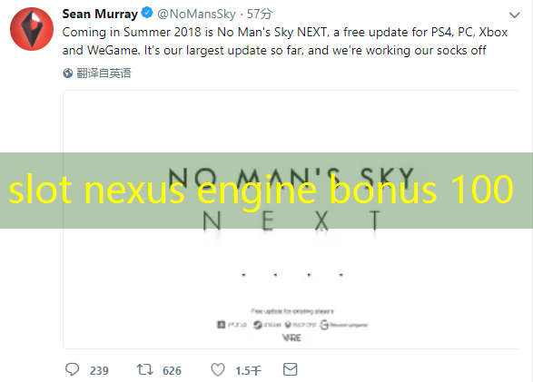 slot nexus engine bonus 100