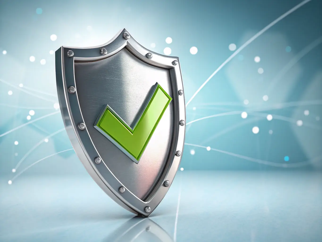 A digital illustration depicting a shield with a lock icon inside, symbolizing the secure and licensed environment of the online casino.